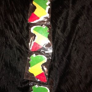 Africa shape earrings